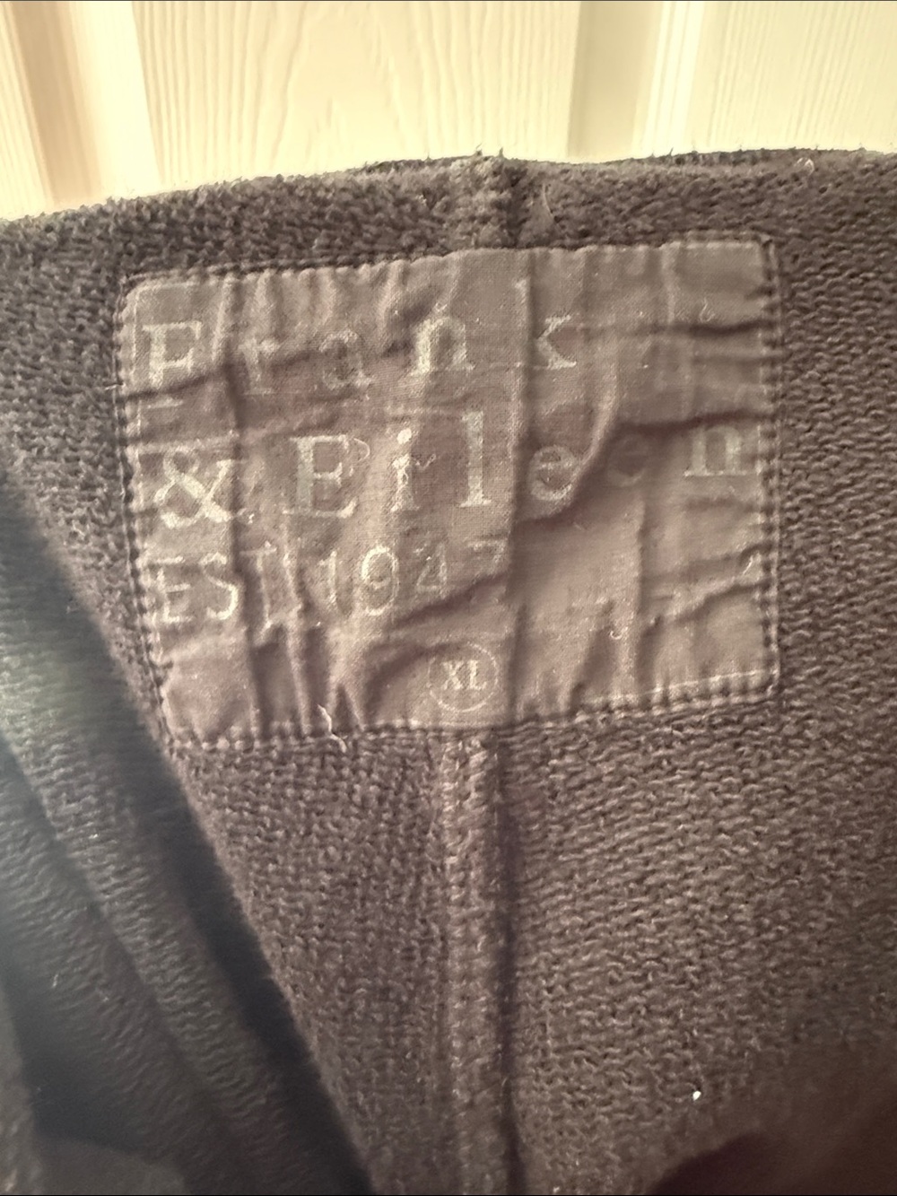 Frank & Eileen black sweatpants